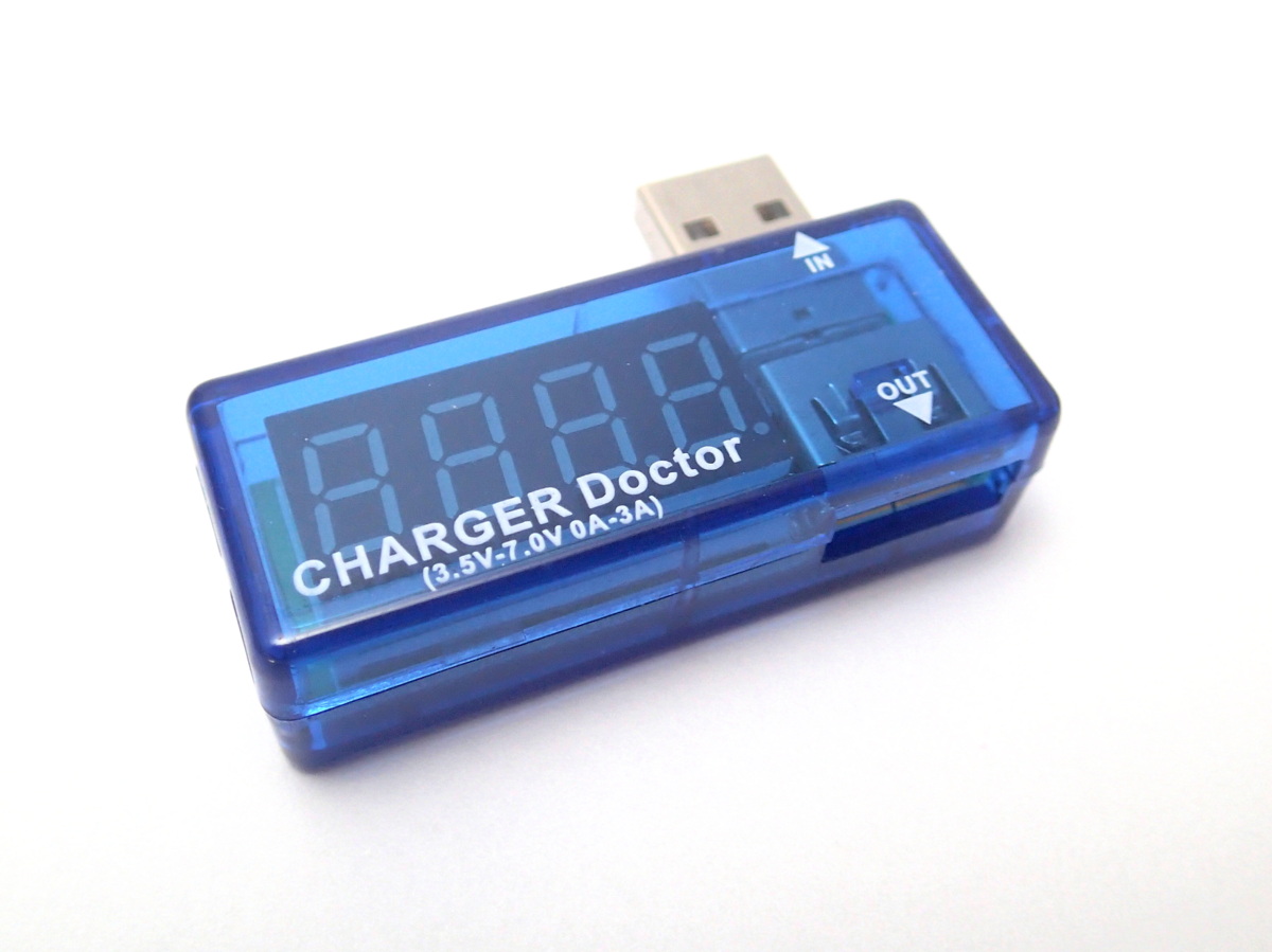 USB Port Ammeter/Voltmeter Stick 3-7.5V 0-2.5A
