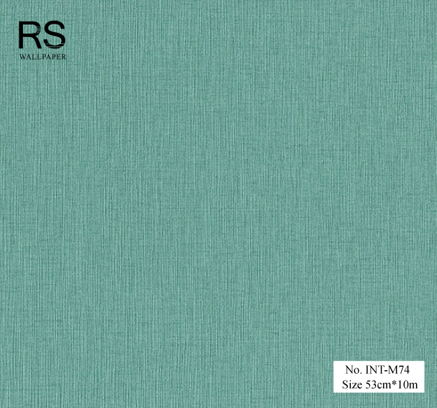 วอลเปเปอร์ มีกลิดเตอร์ สีเขียว No.INT-M74