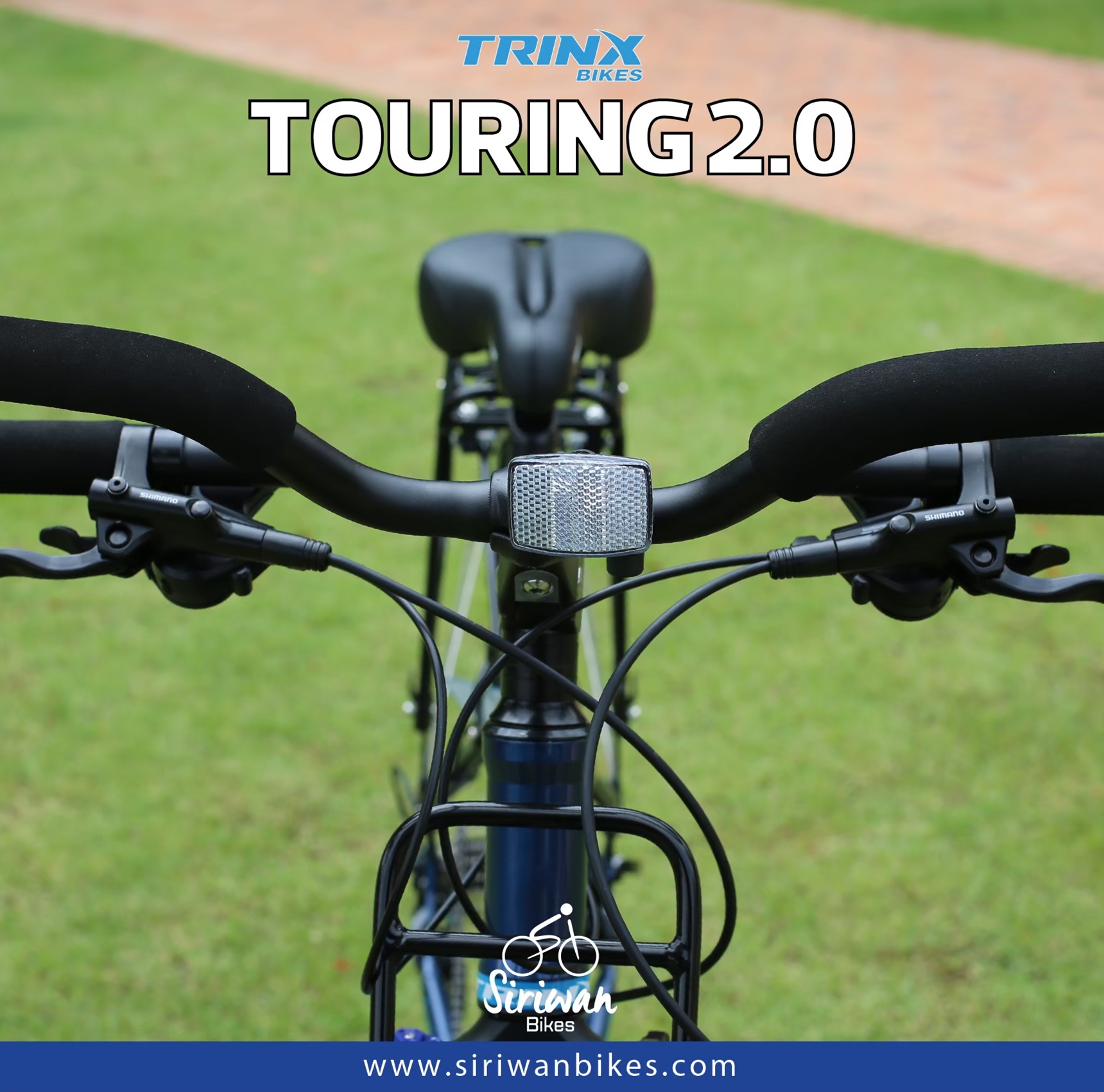 TRINX : TOURING 2.0 เฟรมอลูมิเนียม Shimano 27 สปีด ดิสเบรคน้ำมัน