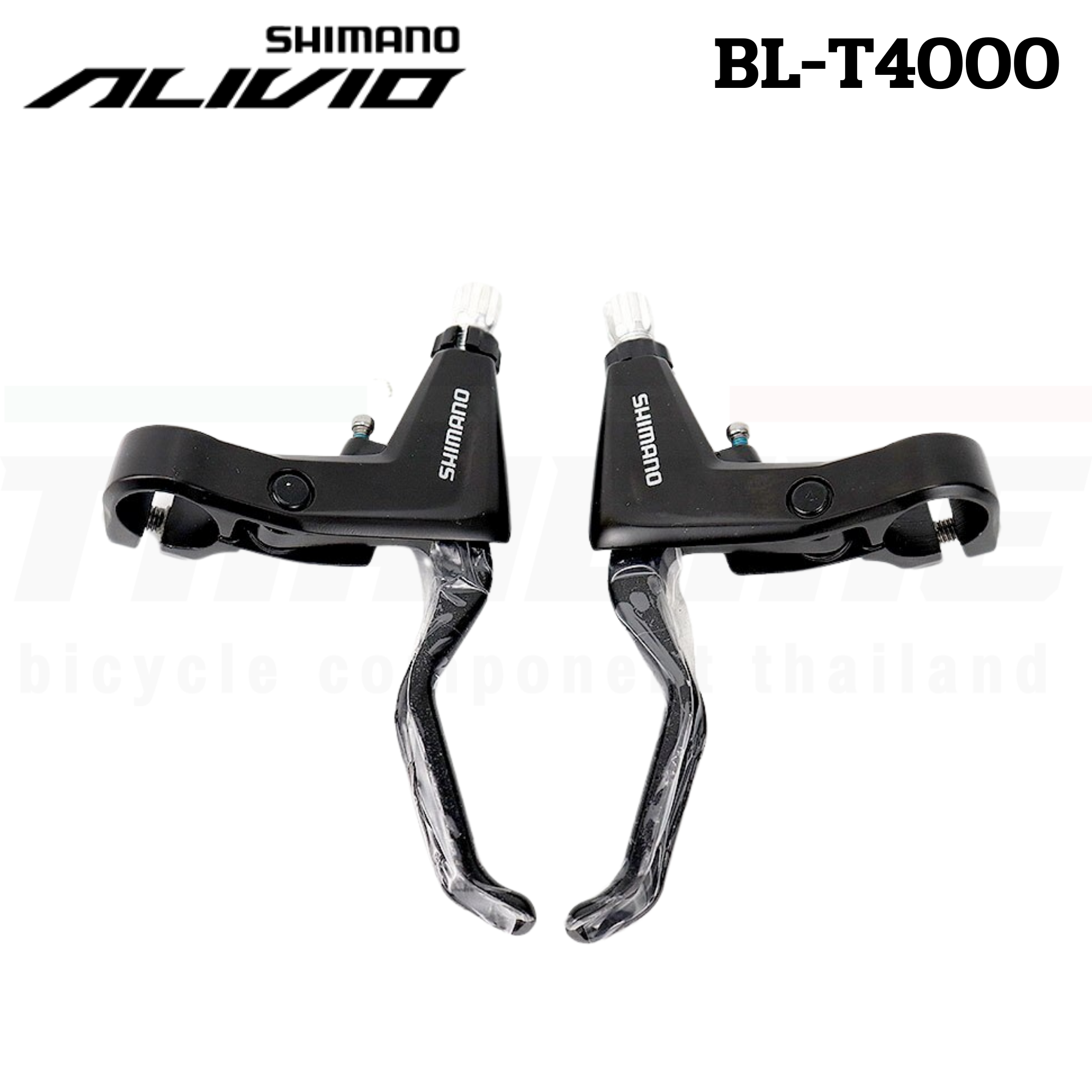 ก้ามเบรค มือเบรคจักรยานแบบวีเบรค SHIMANO ALIVIO for V-BRAKE ซ้าย+ขวามีสาย มีกล่อง