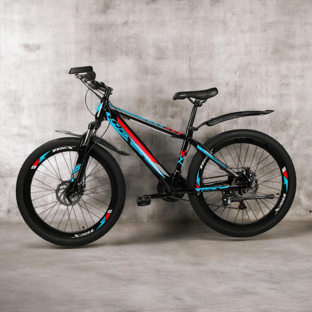 มาใหม่ จักรยานเสือภูเขา T-REX ล้อ 26 นิ้ว ขอบสูง แถมบังโคลน ของใหม่ รถคนโต รถผู้ใหญ่