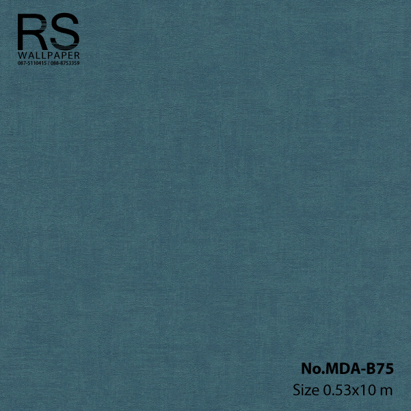 วอลเปเปอร์เทกเจอร์ปูนพื้นสีฟ้ามรกต MDA-B75
