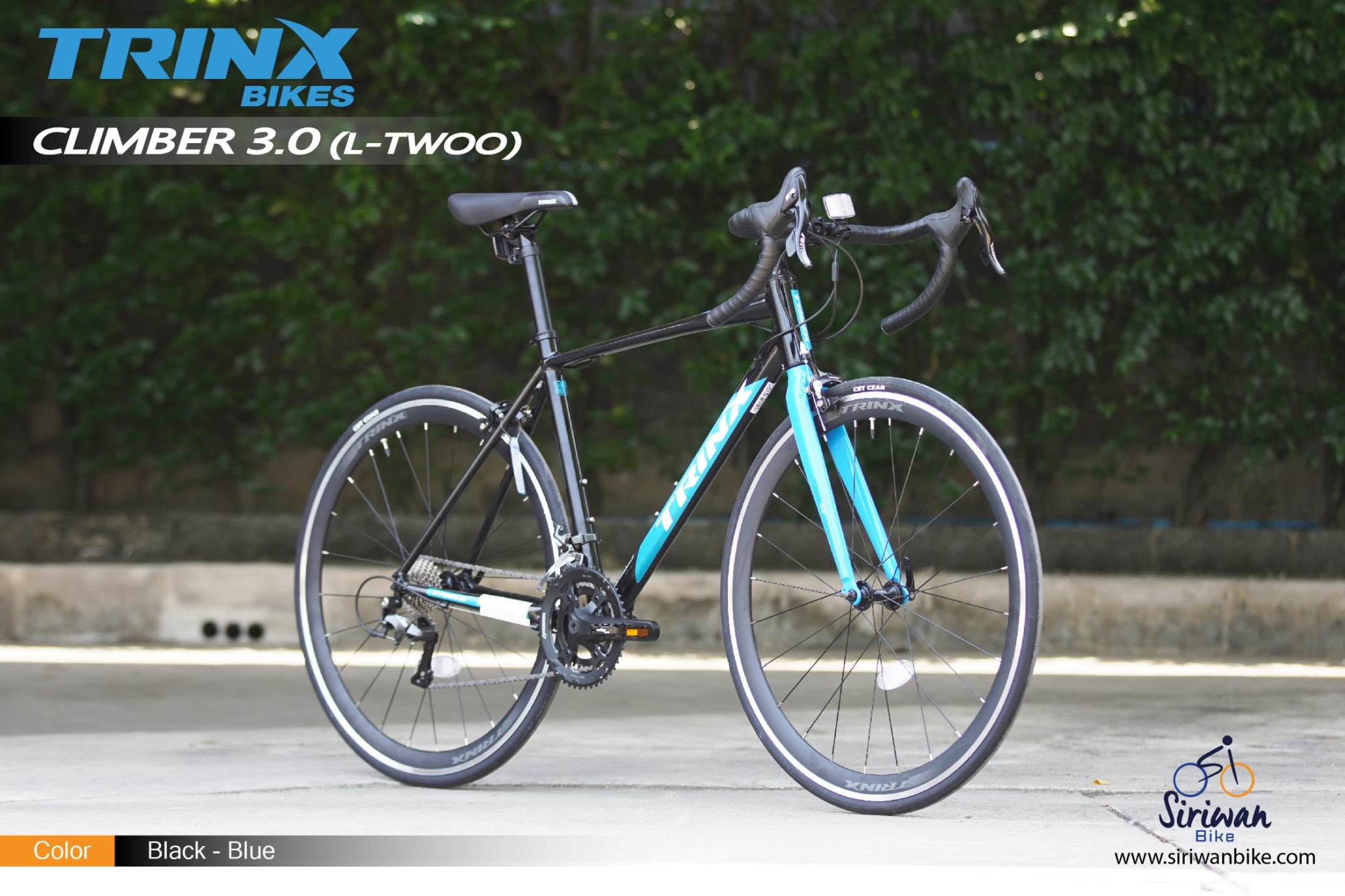 TRINX : Climber 3.0 เสือหมอบ เฟรมอลูมิเนียมซ่อนสาย 18 Speeds ล้อแบริ่ง