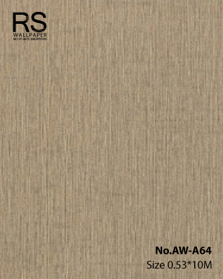 วอลเปเปอร์สีน้ำตาลเหลือง มีลายในตัว No.AW-A64