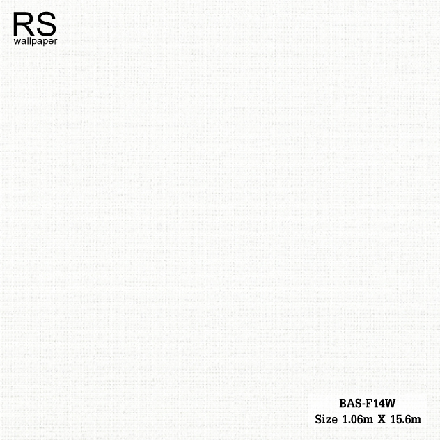 วอลเปเปอร์ ลายผ้าสีขาวปนสีเทา BAS-F14W