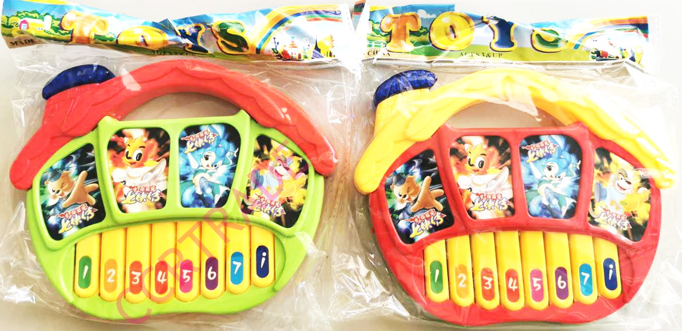 ออร์แกนบ้านการ์ตูน มีเสียง มีไฟ 14x18 ซม.(1x6)