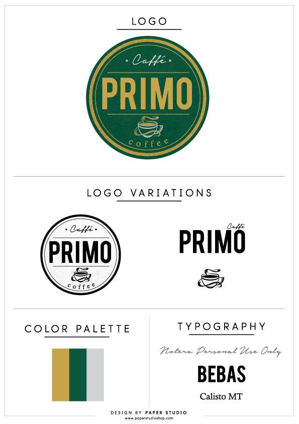 ผลงาน ออกแบบโลโก้ร้านกาแฟ คาเฟ่ เบเกอรี่ ร้านอาหาร