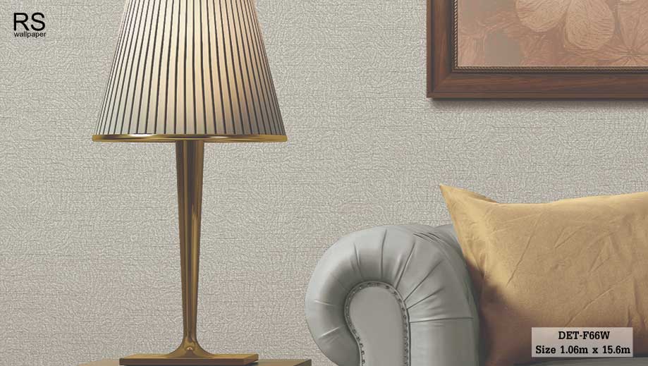 วอลเปเปอร์เทกเจอร์ผ้า สีน้ำตาลเทา DET-F66W
