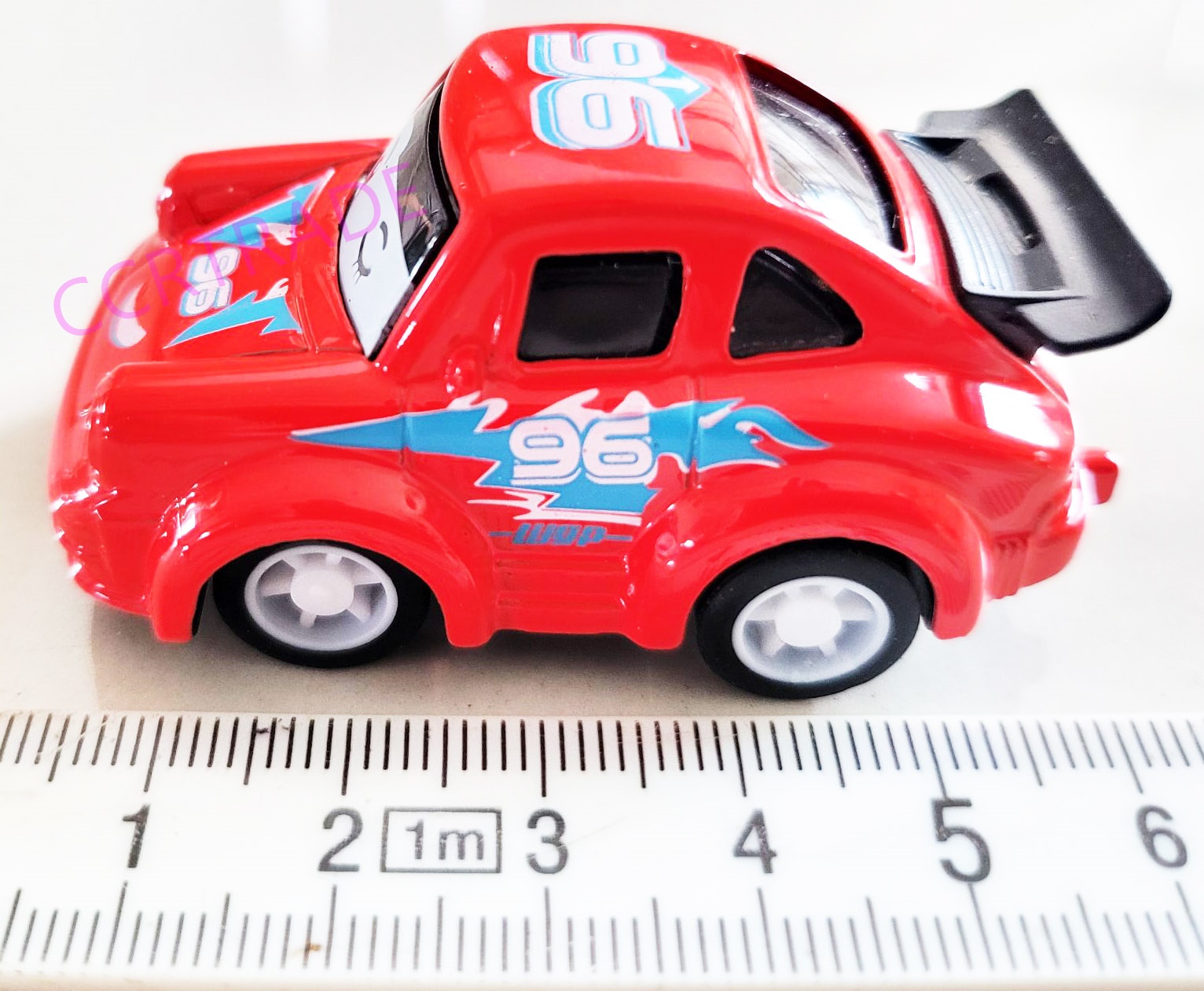 รถเหล็กการ์ตูน มีลานกล่อง 35 ซม.(1x24)