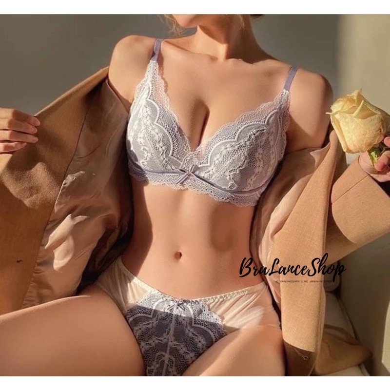 BLS✿993 ชุดชั้นในแฟชั่น งานลูกไม้พรีเมี่ยม ไร้โครง