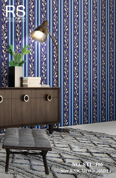 วอลเปเปอร์ ลายหลุยส์สลับลายทาง No.STL-J06