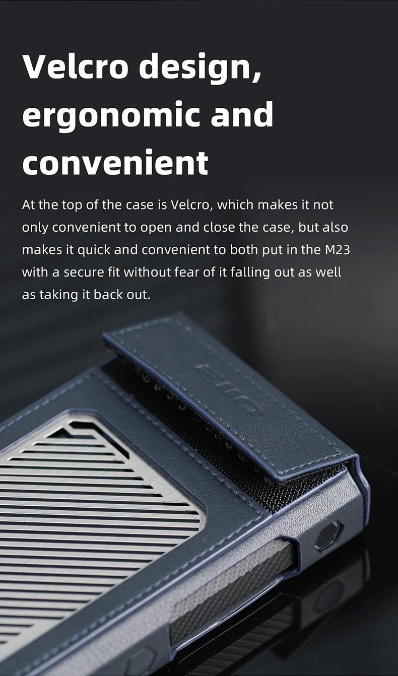 เคสหนัง Fiio SK-M23 เคสหนังสำหรับ M23 ให้การป้องกันที่ยอดเยี่ยม ทนทาน เฉพาะเคส [-เคส-]