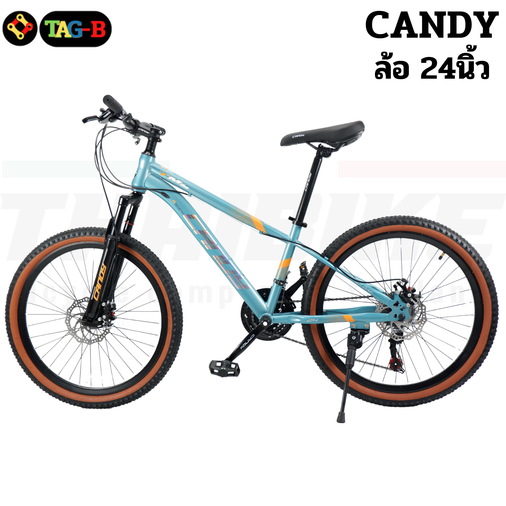 จักรยานเสือภูเขา CANDY รุ่น TM-008 ล้อ 24นิ้ว 21SP
