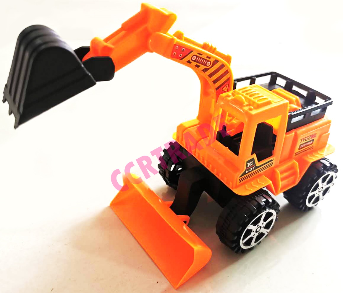 รถตักแม็คโคร 2 หัว มีลาน 21 ซม.