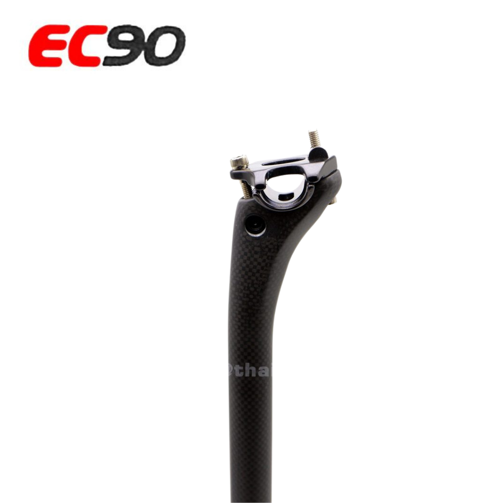 หลักอานคาร์บอน EC90 แบบเยื้องหลัง ขนาด 25.4 หลักอานจักรยาน