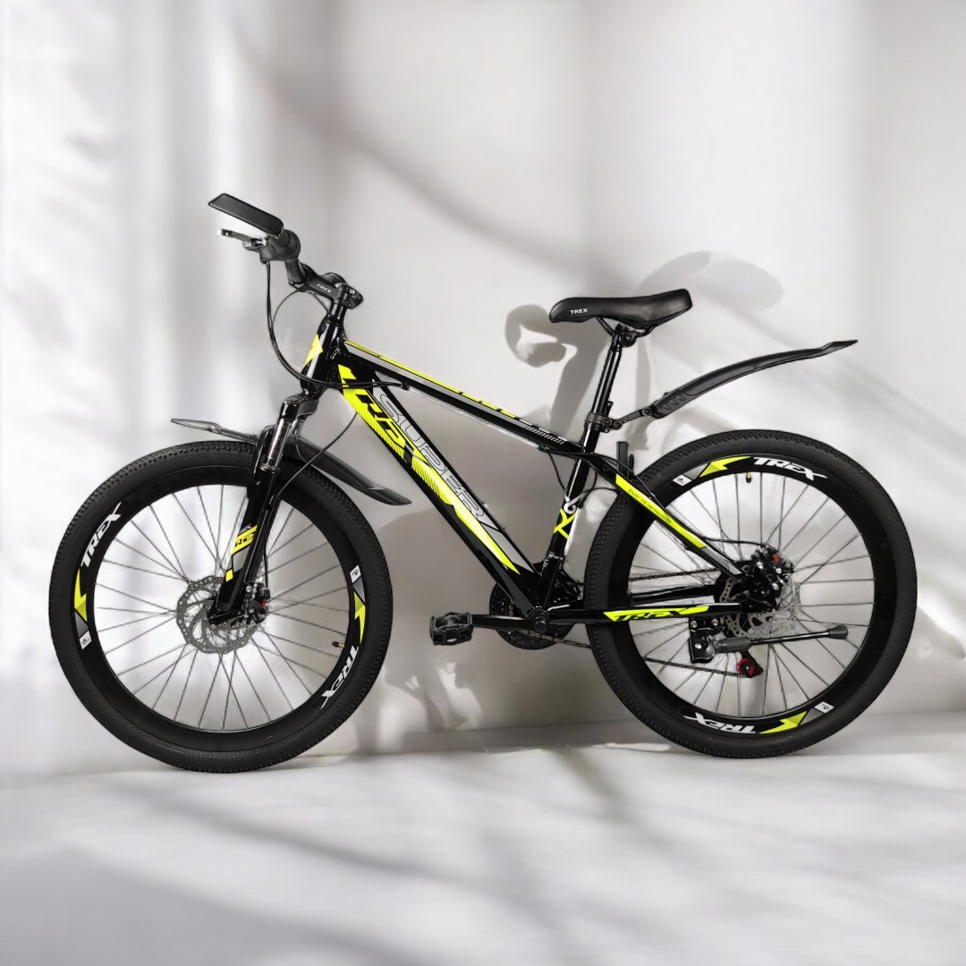 มาใหม่ จักรยานเสือภูเขา T-REX ล้อ 26 นิ้ว ขอบสูง แถมบังโคลน ของใหม่ รถคนโต รถผู้ใหญ่