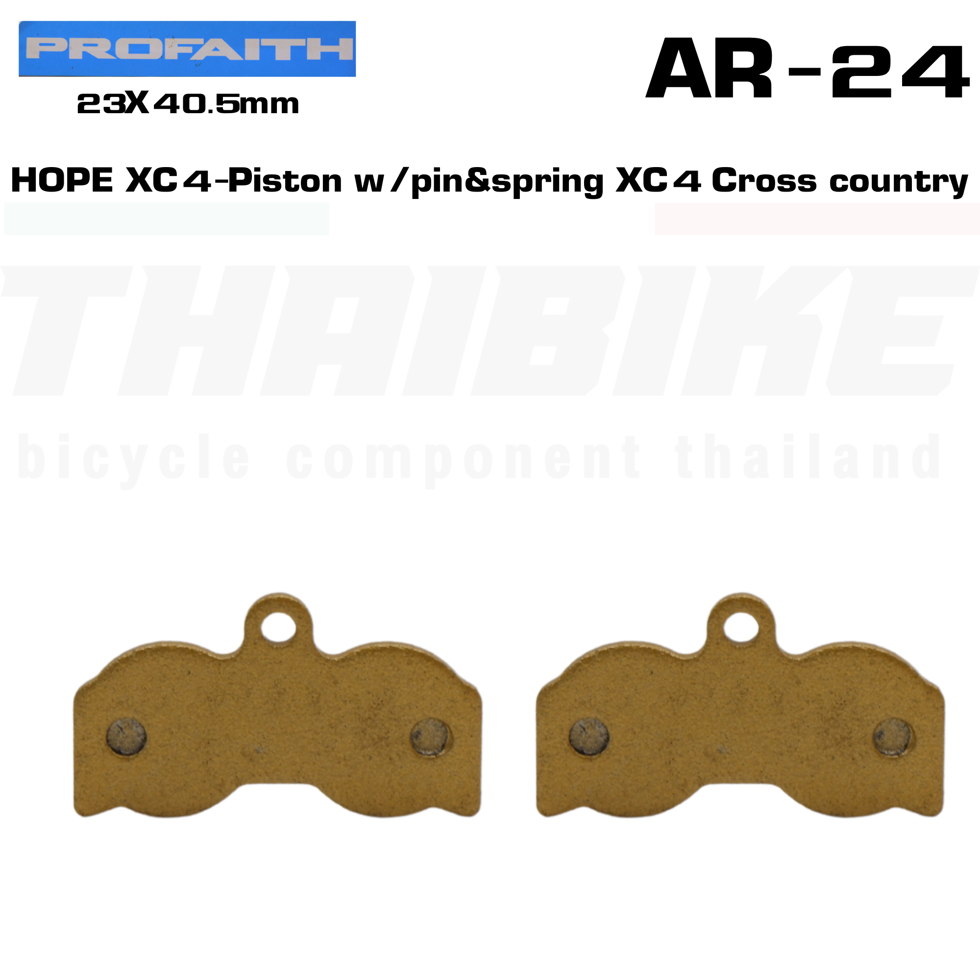 ผ้าเบรคจักรยาน ดิสก์ PROFAITH ceramic caliper pads SHIMANO ZOOM AVID SRAM
