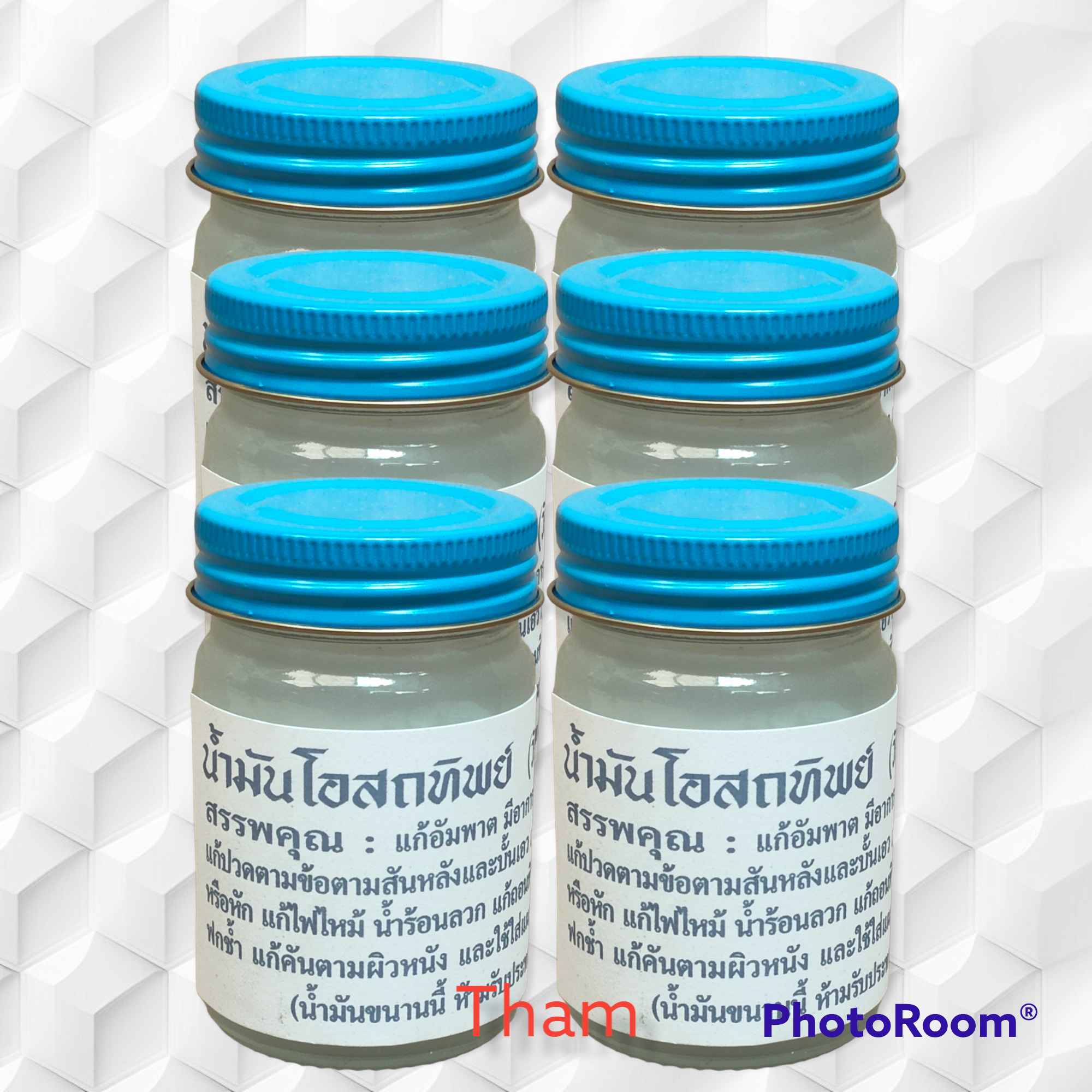 น้ำมันโอสถทิพย์-วัดโพธิ์ น้ำหนัก 50 กรัม/ขวด (Pack 6 ขวด)