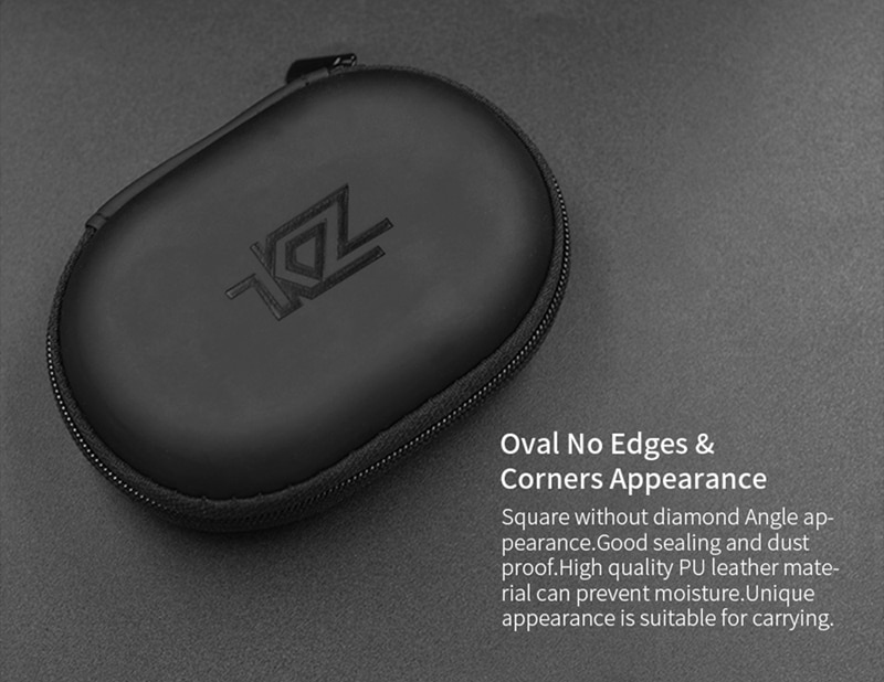 ขาย KZ Oval เคสหูฟังทำจากหนัง PU คุณภาพดี กันฝุ่น กันกระแทก กันหูฟังเป็นรอย