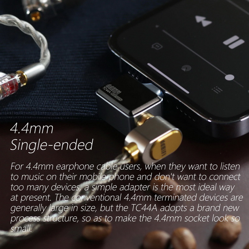 ขาย DD TC44A แจ็คแปลง TypeC / Lightning ให้รองรับหูฟัง 4.4mm Balanced