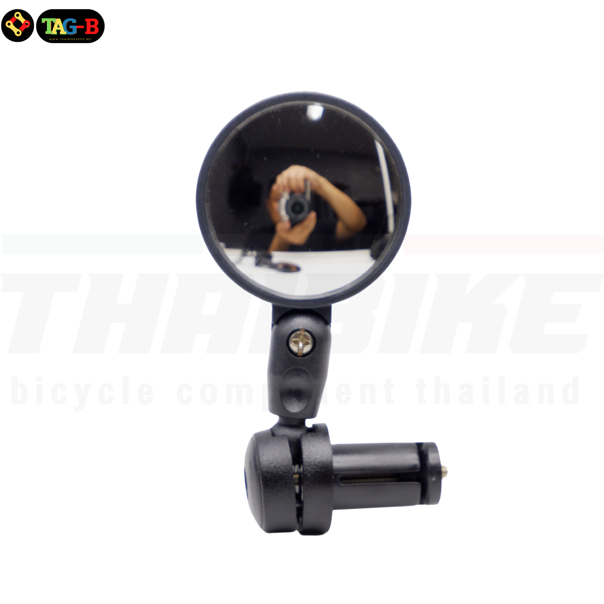 กระจกมองหลังจักรยาน ยี่ห้อ 3D-BIKE มีแบบเสียบ กับแบบปลดเร็ว ติดได้ทั้งซ้ายและขวา
