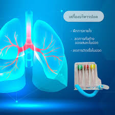 เครื่องฝึกการหายใจ Incentive Spirometer แบบ Triflow หรือ Tri ball