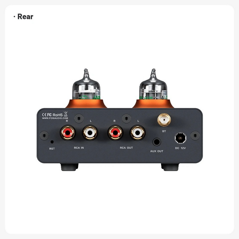 Fosi Audio P3 ปรีแอมป์หลอด 5654W x2 ปรับ Bass Treble ได้ สำหรับเครื่องเสียงบ้านหรือชุดหูฟัง ประกันศูนย์ไทย