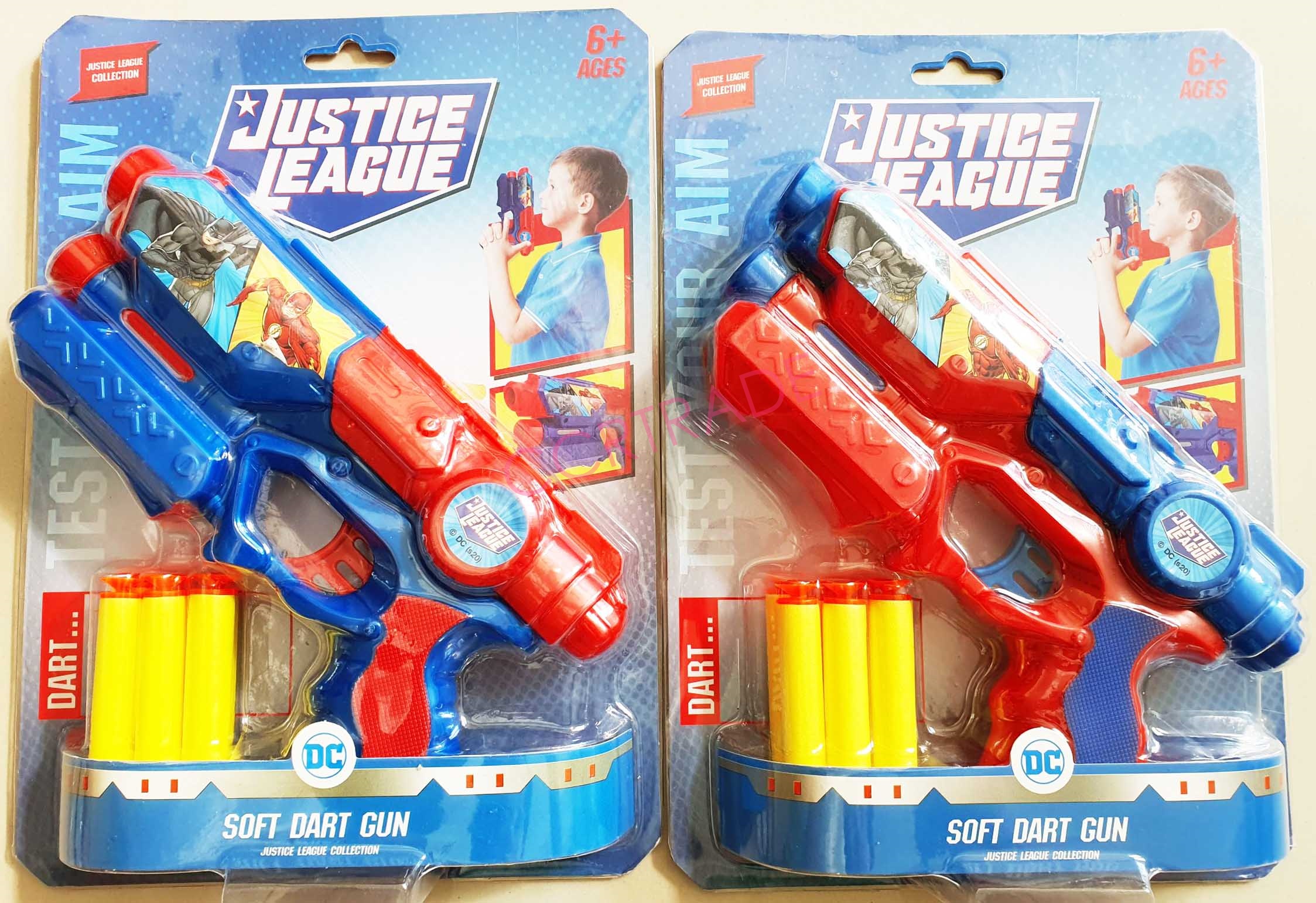 ปืนกระสุนโฟมฮีโร่ DC ใหญ่แผง 20x28 ซม.(ลิขสิทธิ์แท้)(1x3)