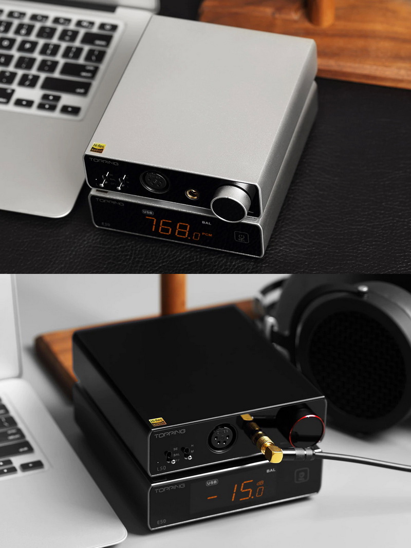 ขาย Topping E50 DAC ตั้งโต๊ะรองรับ MQA, Hi-Res ประกันศูนย์ไทย