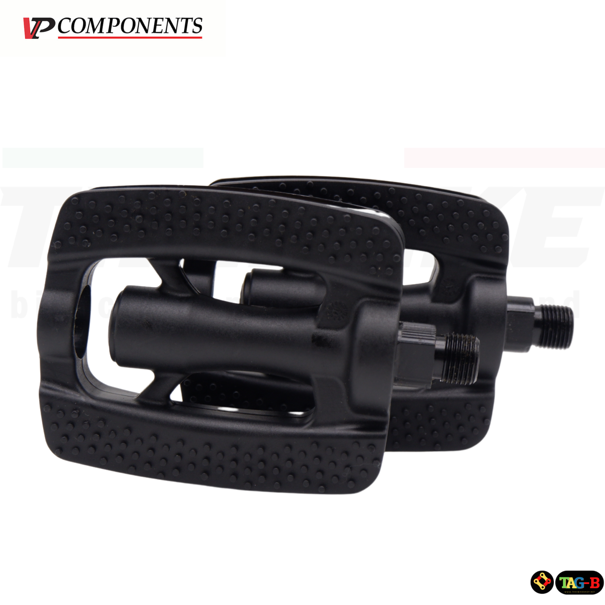 บันไดจักรยานเสือหมอบ เสือภูเขา VP COMPONENT รุ่น TAG-B มีไฟในตัว (แกนใหญ่)