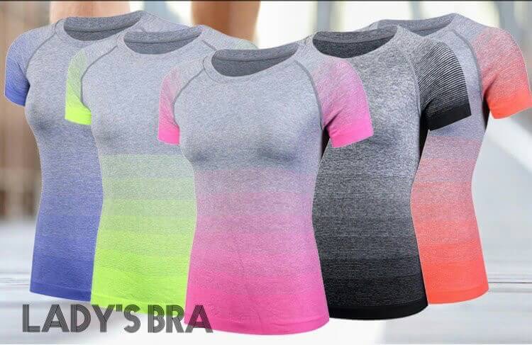 เสื้อออกกำลังกายแขนสั้น