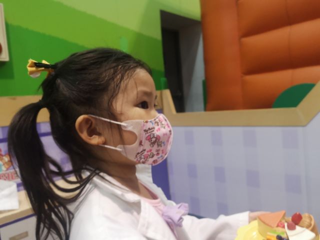 พร้อมส่ง แมสเด็กเล็ก 3D ซานริโอ้แท้ 0-4 ขวบ (แพค 5 ชิ้น)