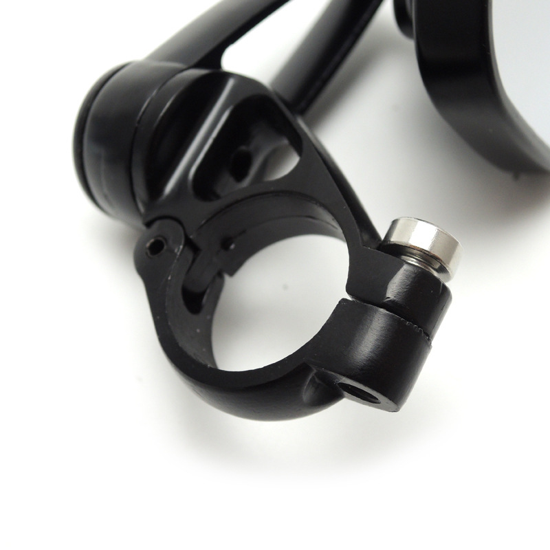 กระจกติดมอเตอร์ไซต์ จักรยาน อลูมิเนียม กระจกสีฟ้า THAIBIKE