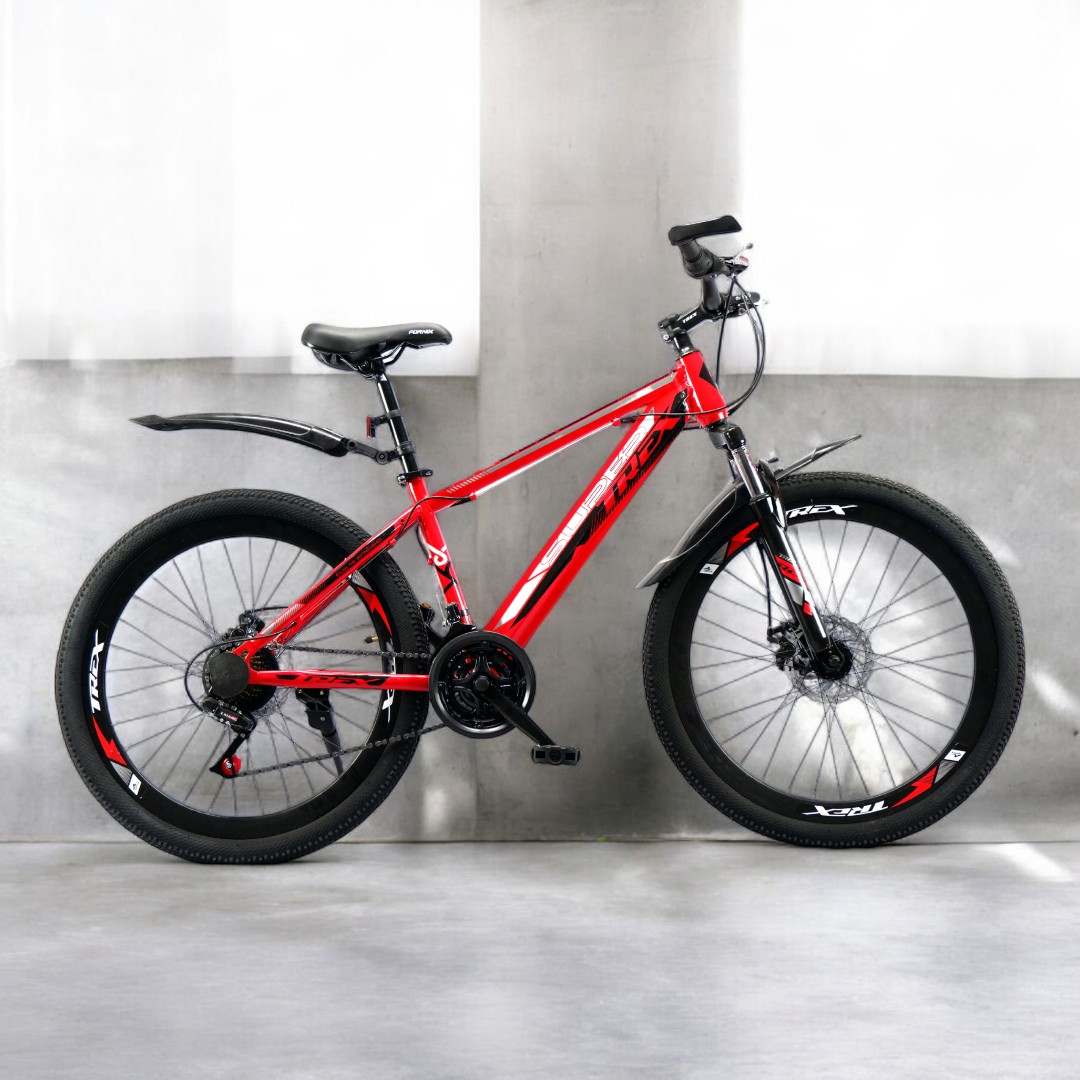 มาใหม่ จักรยานเสือภูเขา T-REX ล้อ 26 นิ้ว ขอบสูง แถมบังโคลน ของใหม่ รถคนโต รถผู้ใหญ่