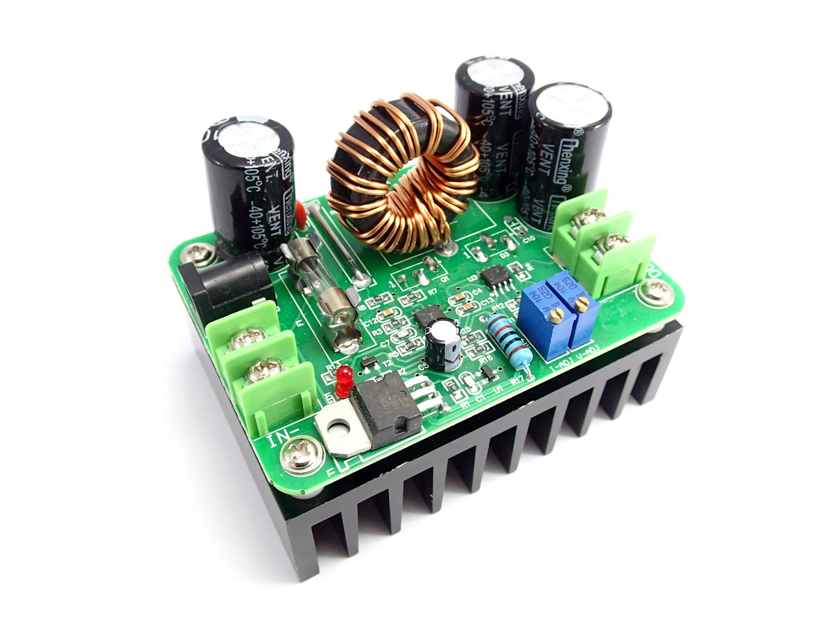 High Power DC Step-Up 12-60V to 12-80V 10A 600W