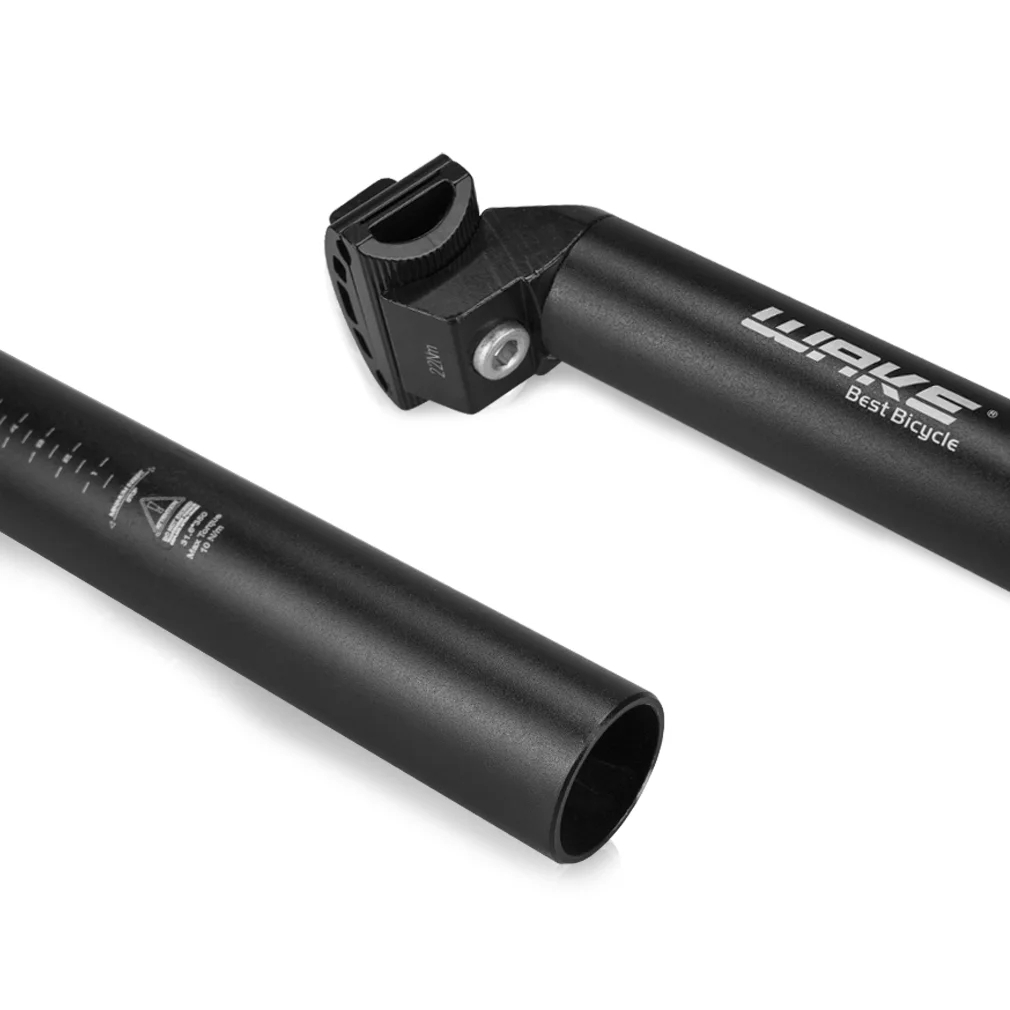 WAKE หลักอานจักรยานแบบเยื้อง 25.4 27.2 28.6 30.4 30.9 31.6 ยาว 350มม.