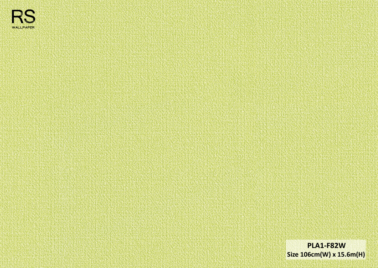 วอลเปเปอร์ สีเขียวมะนาว PLA1-F82W