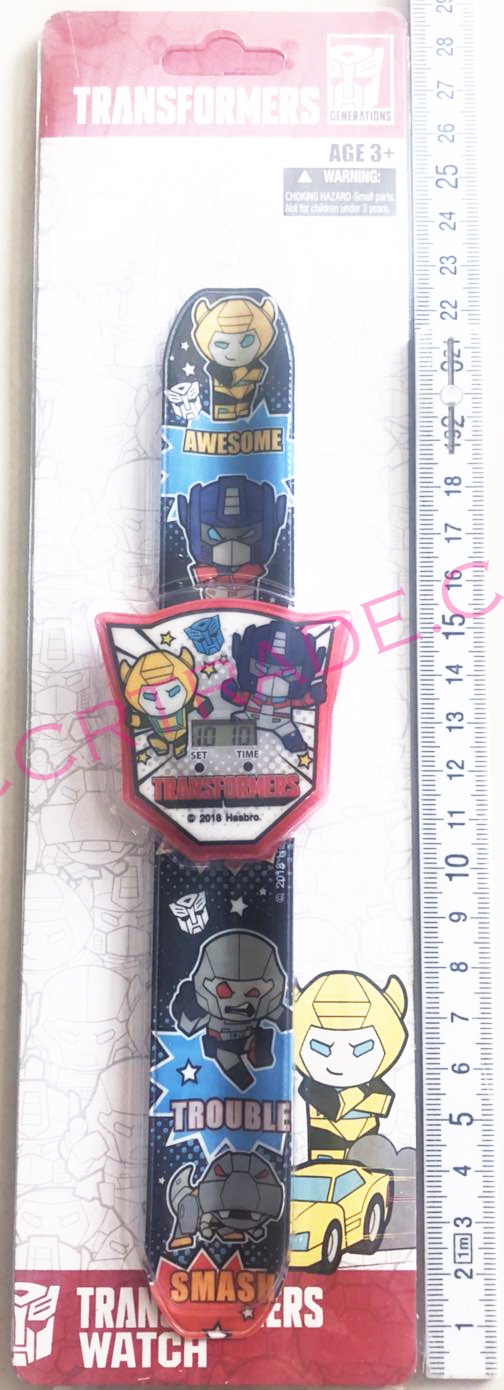 นาฬิกาสายรัดข้อมือทรานฟอร์เมอร์แผง 28 ซม.(ลิขสิทธิ์แท้)(1x6)