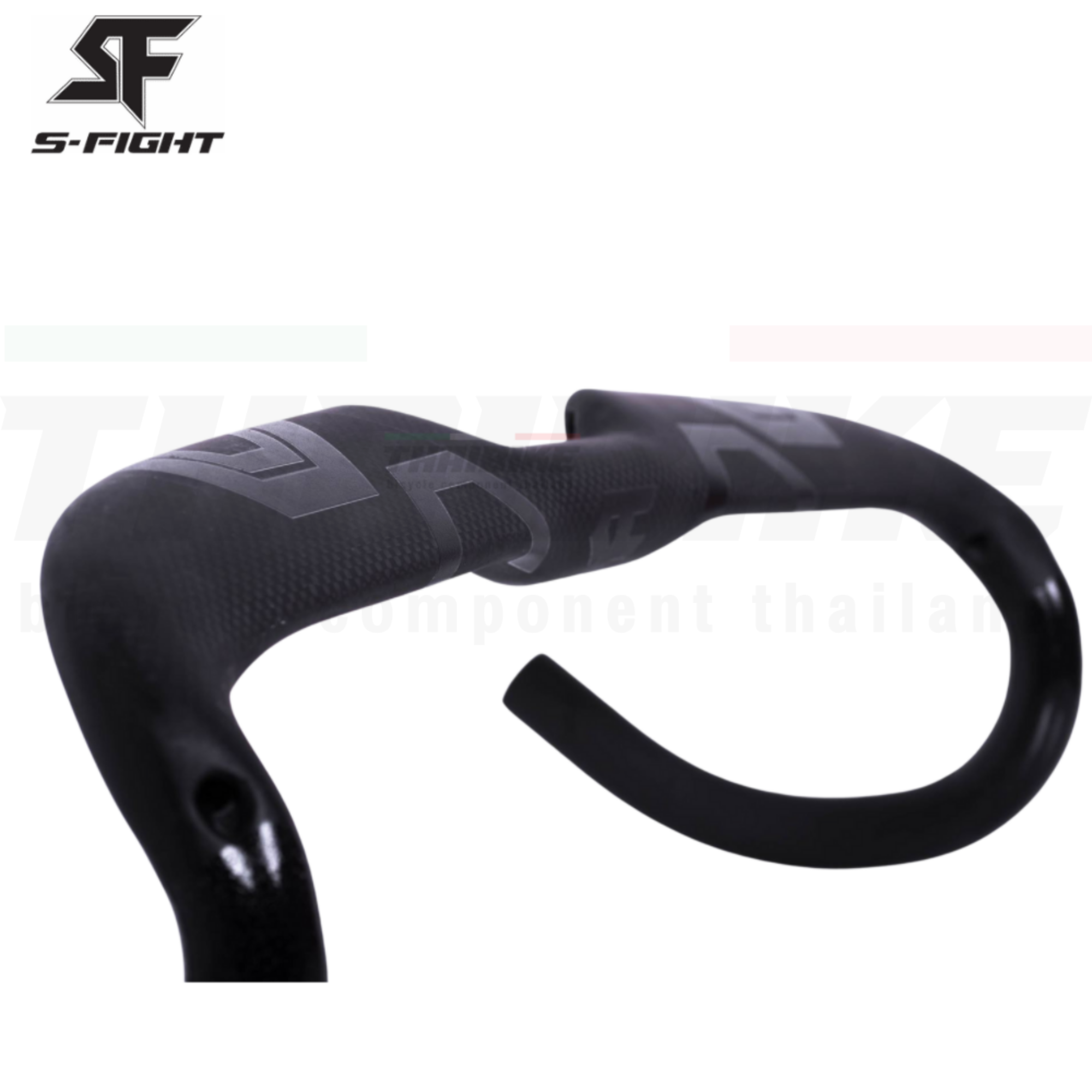 แฮนด์จักรยานเสือหมอบคาร์บอนแอโร่ S-Fight แบบซ่อนสาย