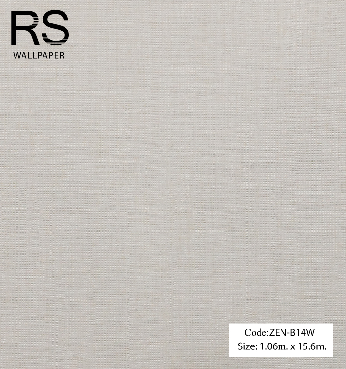 วอลเปเปอร์เทกเจอร์เส้นโทนสีครีมทอง ZEN-B14W