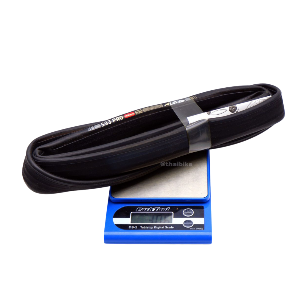 ยางนอกจักรยานขอบฮาล์ฟ ยี่ห้อ TUFO รุ่น S33 PRO 700X24มม. ของแท้พร้อมกล่อง
