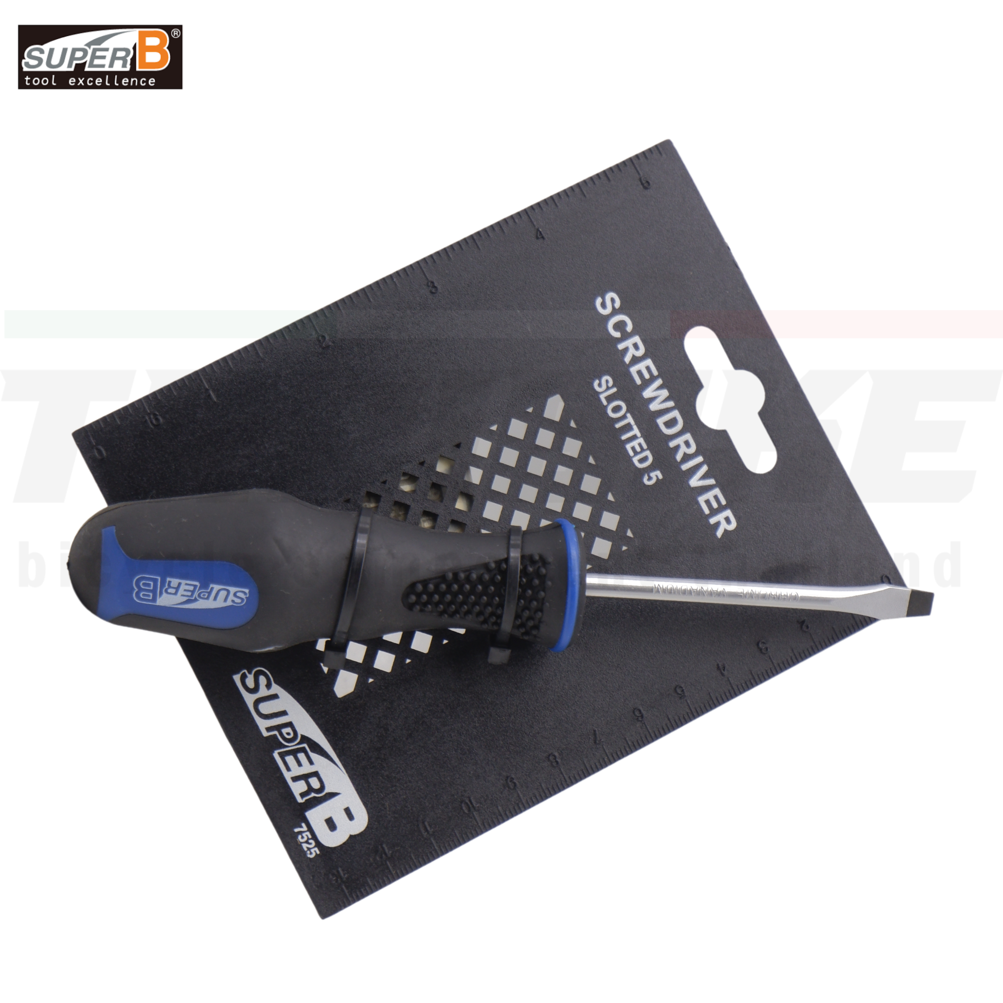 ไขควงหัวแฉก หัวแบน สำหรับงานจักรยาน SUPER B เบอร์ 5/6