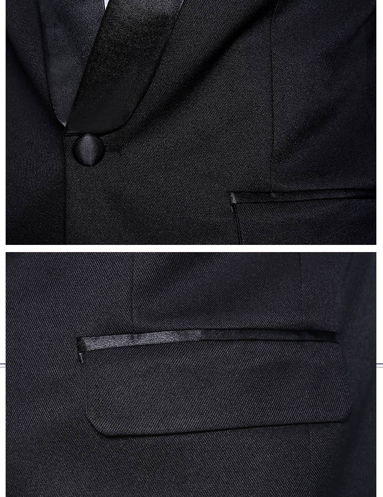 ST129- **พรีออเดอร์**สูทผู้ชายสีขาวสลับดำ สูทสีดำสลับขาว แขนยาว พร้อมกางเกง ชุดสูทเจ้าบ่าว สูทแฟนซี ถ่ายพรีเวดดิ้ง & ชุดแต่งงานแฟนซี (Fancy wedding dress) สูทผู้ชายสีขาวและสีดำ