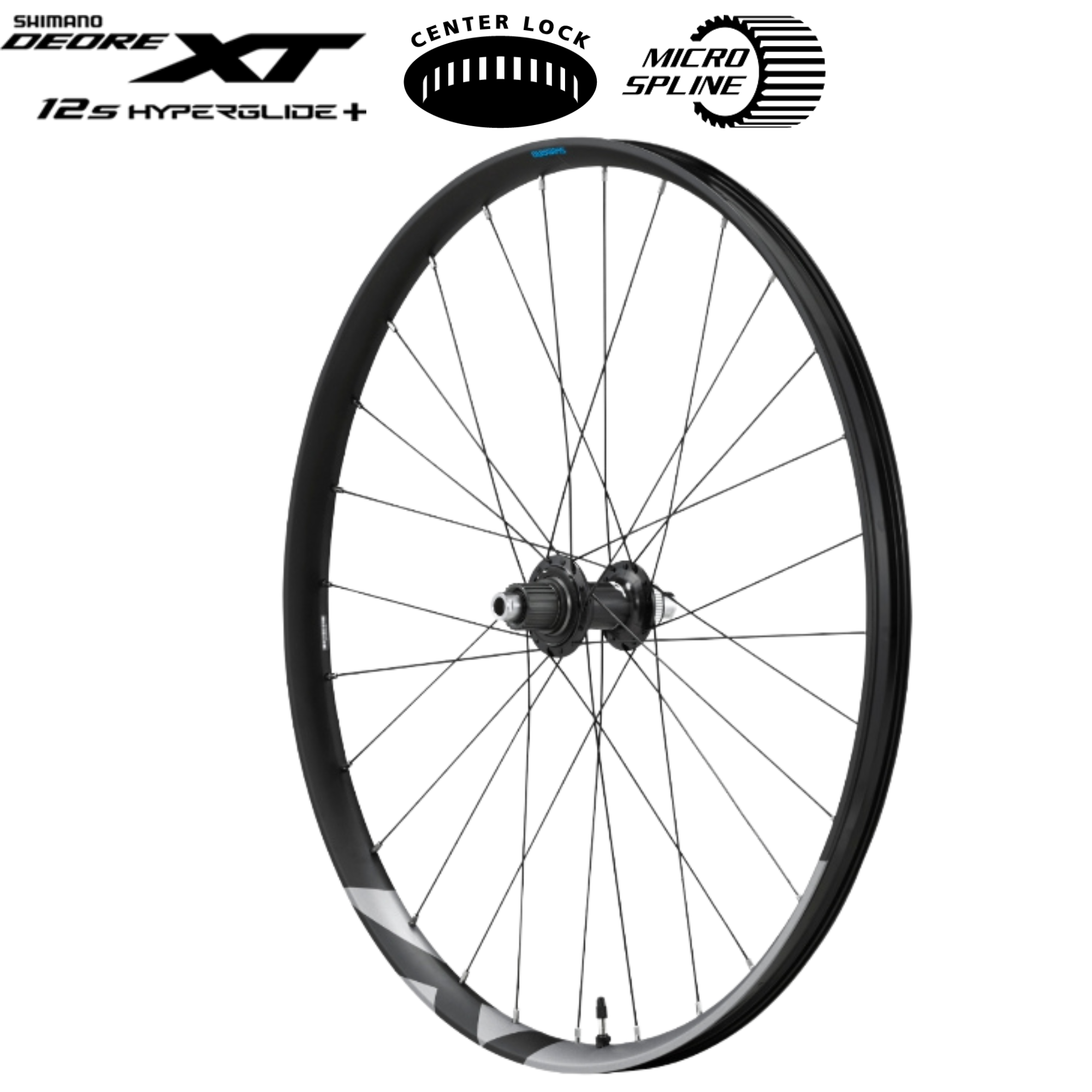 ชุดล้อจักรยานเสือภูเขา SHIMANO DEORE XT Trail Tubeless WH-M8120-TL-R12-B-29