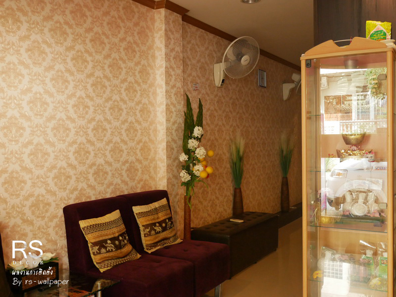 ติดตั้งวอลเปเปอร์ ร้านสปา @ สีลม