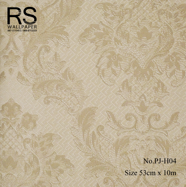 วอลเปเปอร์ ลายหลุยส์สีครีม No.PJ-H04