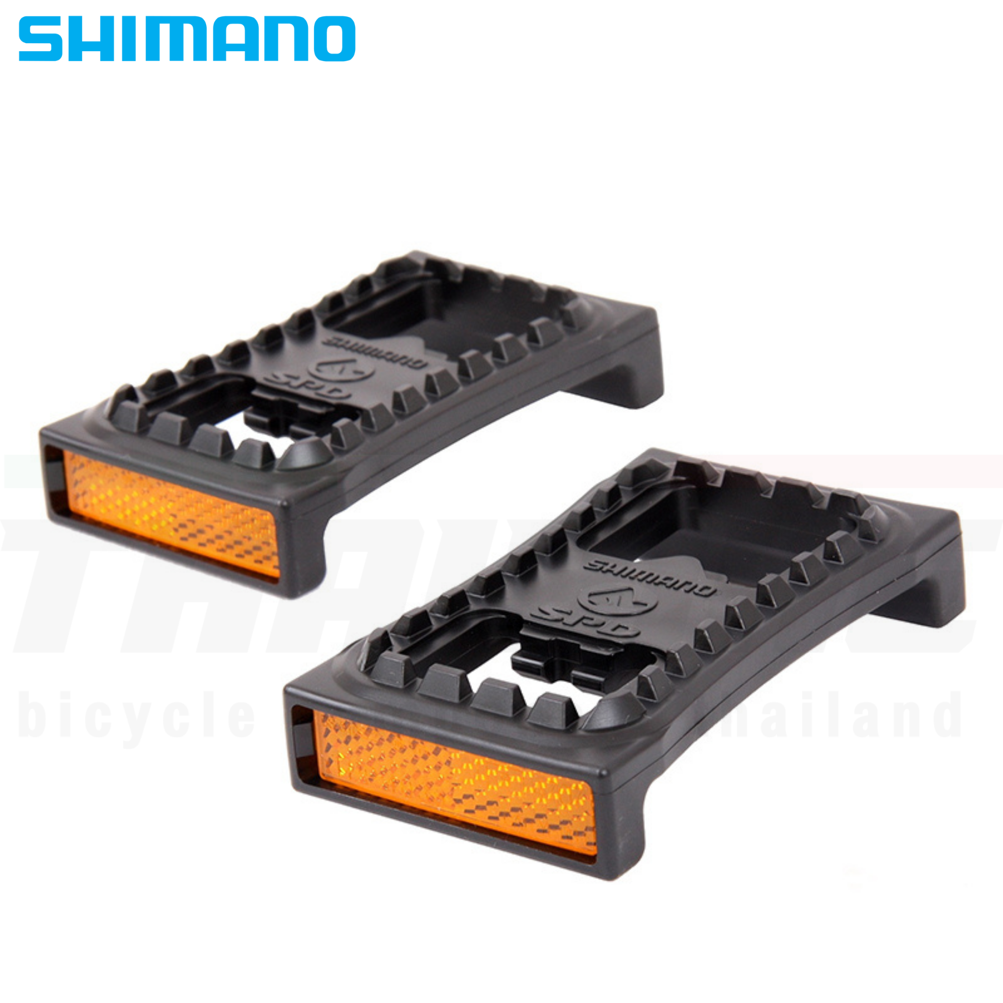 ฝาครอบบันไดจักรยานเสือภูเขา ชิมาโน่ (SHIMANO) มีทับทิม SM-PD22 แปลงคลีทภูเขาเป็นบันไดธรรมดา