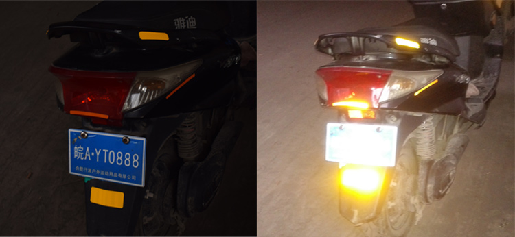 สติกเกอร์สะท้อนแสง .ใช้กับจักรยาน READU ติดมอเตอร์ไซต์