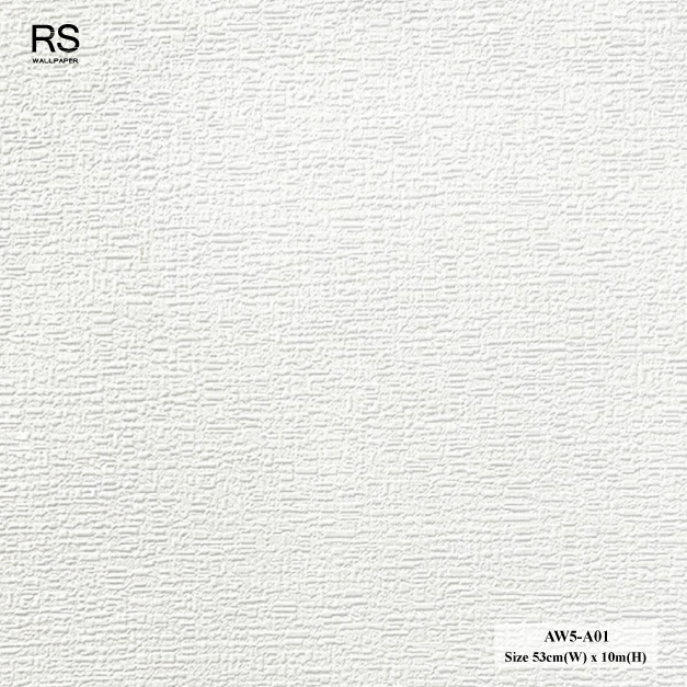 วอลเปเปอร์สีพื้น ขาวครีม AW5-A01
