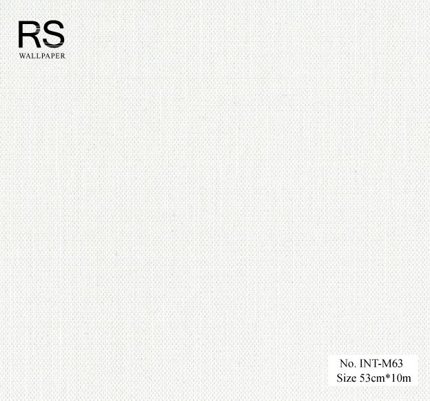 วอลเปเปอร์ มีกลิดเตอร์ สีขาว No.INT-M63